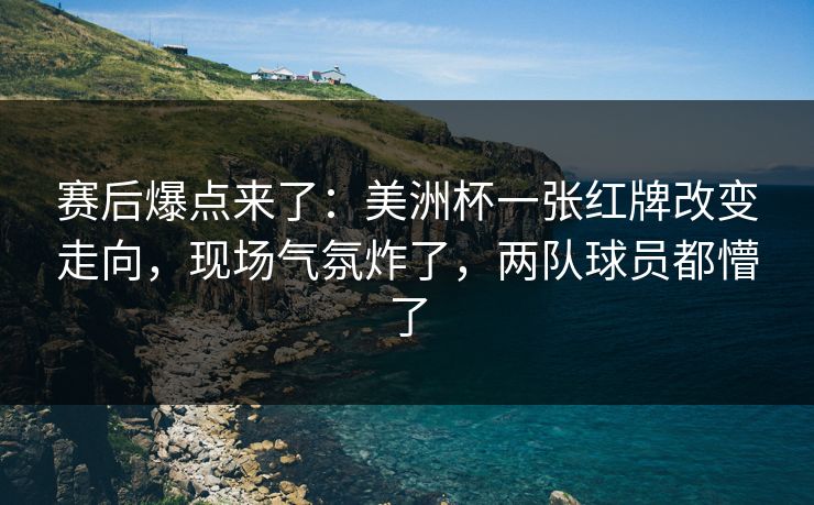 赛后爆点来了：美洲杯一张红牌改变走向，现场气氛炸了，两队球员都懵了